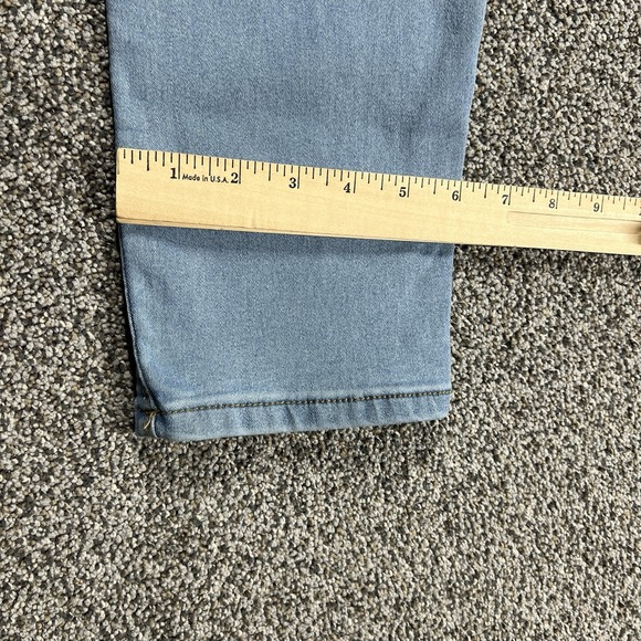 Curve Appeal Jeans Womens 27 Blue Skinny Mid Rise Light Wash Stretch Denim - Picture 9 of 11